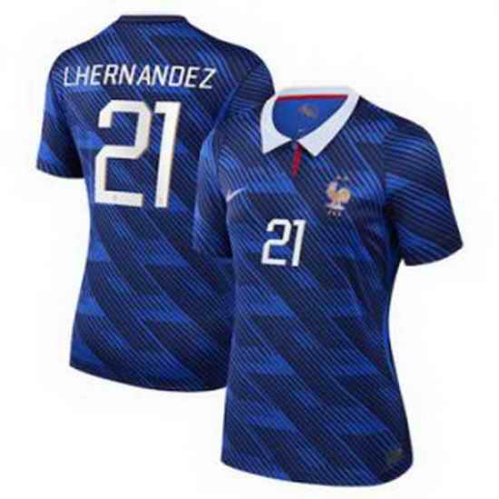 Women 21Lucas Hernandez France Jersey   3
